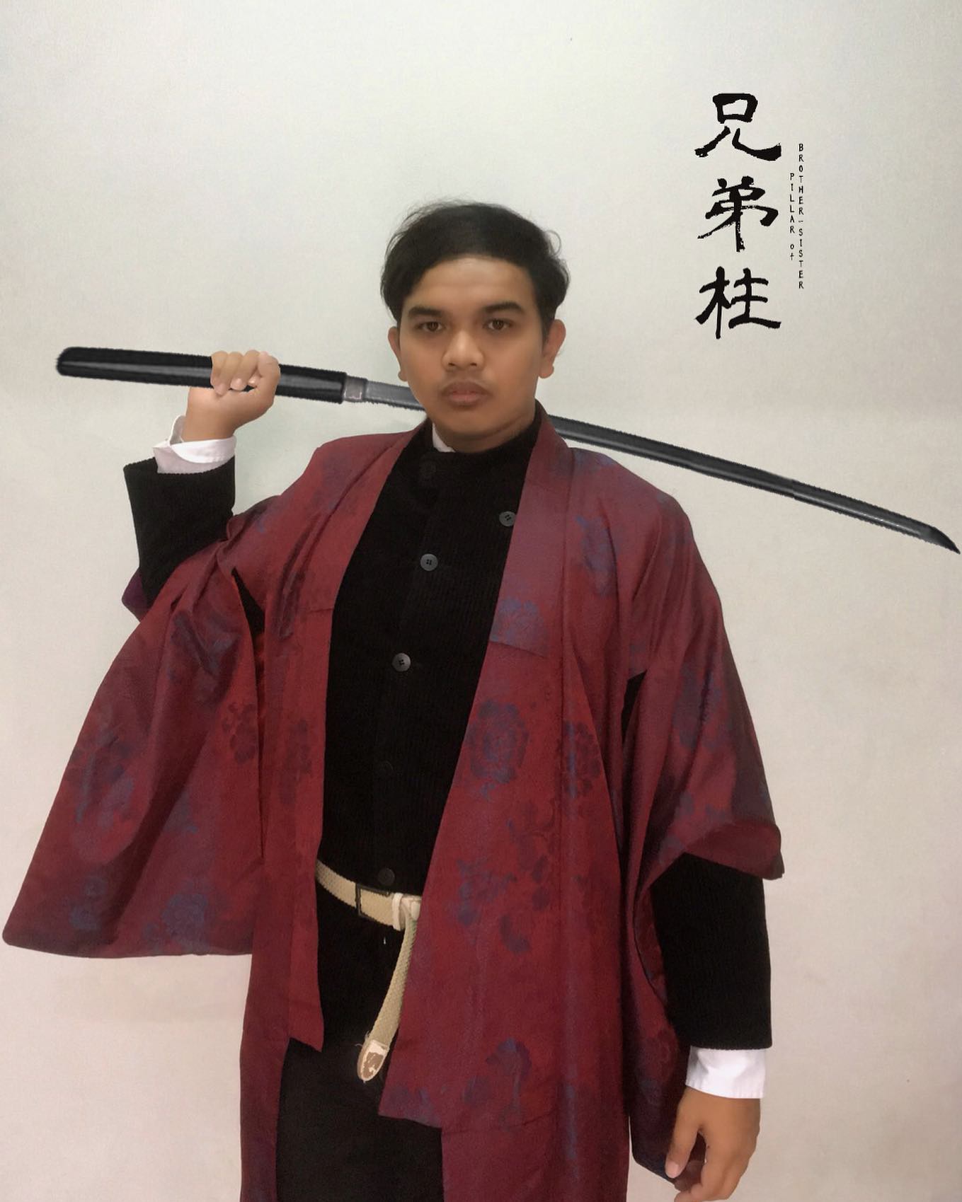 Customer wearing Sumo Vintage